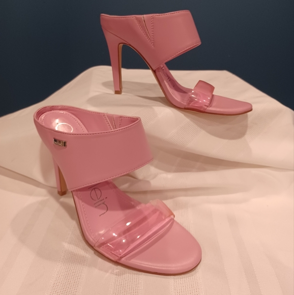 Calvin Klein Shoes - Pre-owned Calvin Klein ShaynaMule Heel in Pink  Size 8m